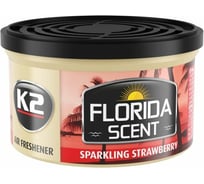 Ароматизатор K2 FLORIDA SCENT баночка, игристая клубника V87TRU