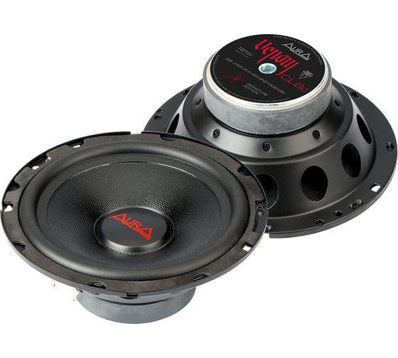 2-полосная компонентная акустика AurA 6,5 (16,5 см) 71/121w, 40Hz - 20kHz, 88db VENOM-CL6C