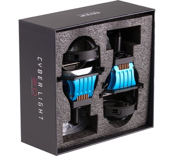 Модули линзованные MTF Light Bi-LED серия CYBER LIGHT 2.0, 12В, 54/67Вт, 5500К, 3 дюйма, 2шт. CL67K5