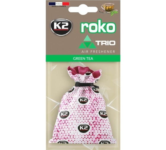 Ароматизатор K2 ROKO TRIO мешочек, 25 г, зеленый чай V822T