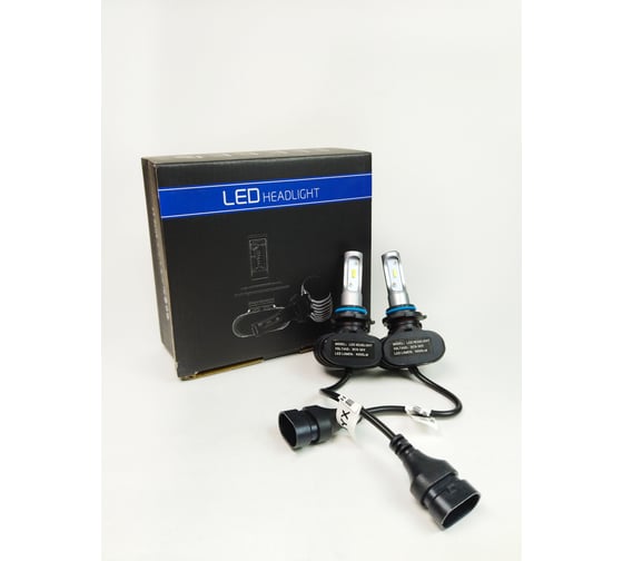 Светодиодные автолампы MYX Light S1 HB3, 12 В, 18 Вт, CSP 1616, 6000 K, 2 шт. 0102B3