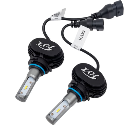 Светодиодные автолампы MYX Light S1 HB4, 12-24 В, 18 Вт, CSP 1860, 6000 К, 2 шт. 0103B4