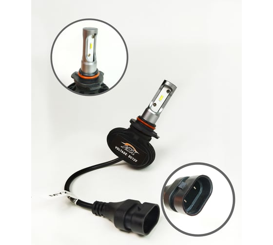 Светодиодные автолампы MYX Light S1 HB4, 12-24 В, 18 Вт, CSP 1860, 6000 К, 2 шт. 0103B4