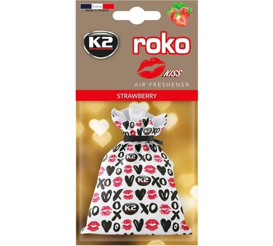 Ароматизатор K2 ROKO KISS мешочек, 25 г, клубника V820K