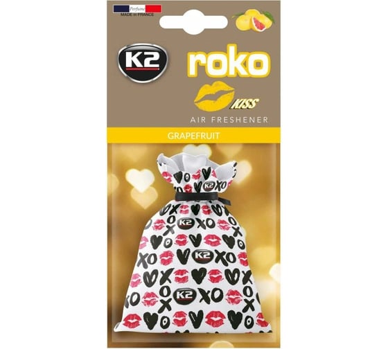 Ароматизатор K2 ROKO KISS мешочек, 25 г, грейпфрут V824K 1