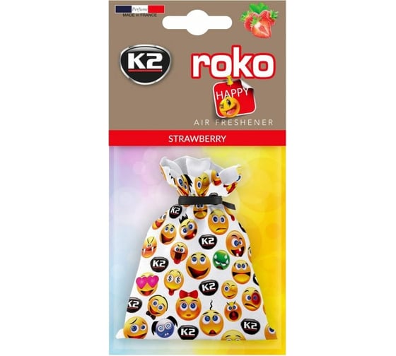 Ароматизатор K2 ROKO HAPPY мешочек, 25 г, клубника V820H 1
