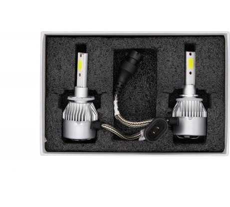 Светодиодные автолампы MYX Light C9 H27, 12 В, 25 Вт, COB, 6000 K, 2 шт. 010927