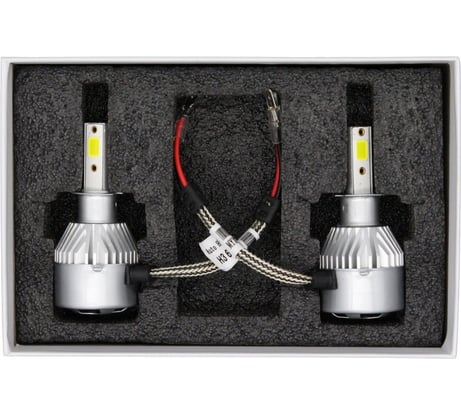 Светодиодные автолампы MYX Light C9 H3, 12 В, 25 Вт, COB, 6000 К, 2 шт. 010903