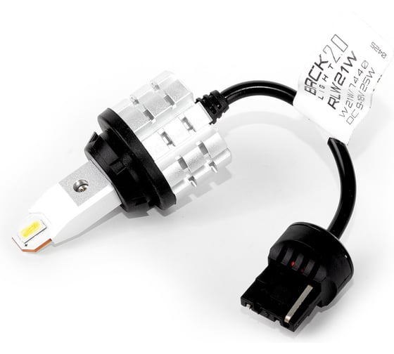 Светодиодная лампа MTF Light серия BACK LIGHT 2.0 в фонарь заднего хода, 12В, 25Вт, 5500К, W21W, шт. RLW21W