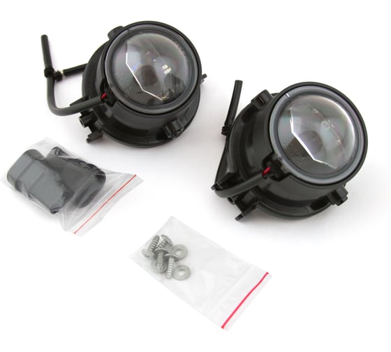 Фары противотуманные светодиодные MTF Light HYUNDAI/KIA, линза, 12В, 5000К, 7Вт, ЕСЕ R19, E4 компл. FL07HK