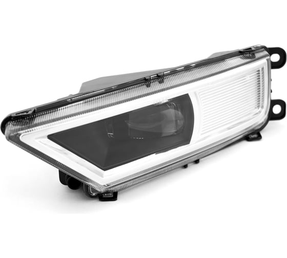 Фары противотуманные светодиодные MTF Light TIGUAN II, линза, 12В, 5000К, 8Вт, ЕСЕ R19, E4, компл. FL10TG