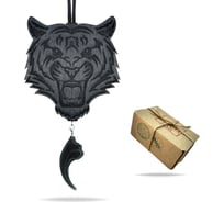 Ароматизатор AROMA BAR Тигр Шерхан в черном цвете, Винный погребок, 10 мл 01tigerblack