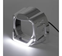Маски MTF Light G-STYLE для Bi-LED линз с подсветкой белой 3, хром, 2 шт MK5WC