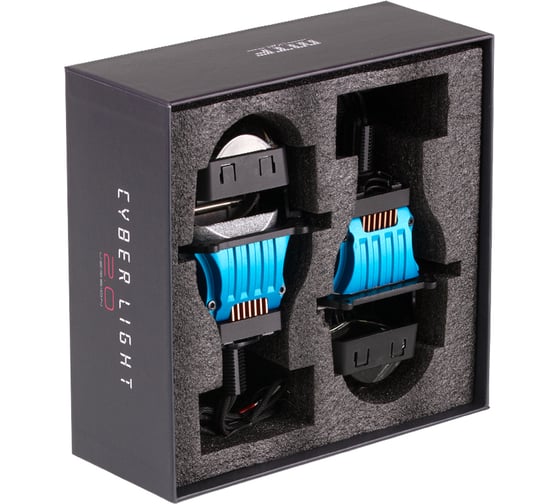 Модули линзованные MTF Light Bi-LED серия CYBER LIGHT 2.0, 12В, 54/67Вт, 5500К, 3 дюйма СКОС, 2шт CL67K5S