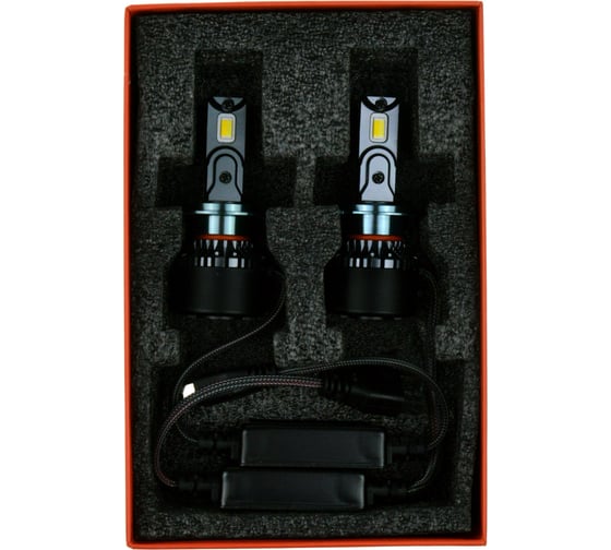Трёхцветная лампа головного света JR Autogift F6-H7-3color 2шт. 3LH0032