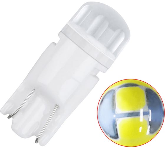 Светодиодная автолампа JR Autogift W5W, T10-2835-2SMD-CFL, 2 шт. 1LT0012