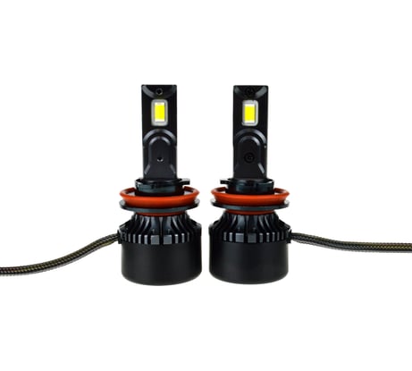 Трёхцветная лампа головного света JR Autogift F6-H11-3color 2шт. 3LH0022