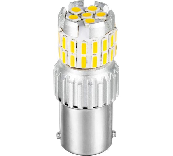 Светодиодная автолампа JR Autogift P21W 1156-30+6SMD 12-24V 3LS0031