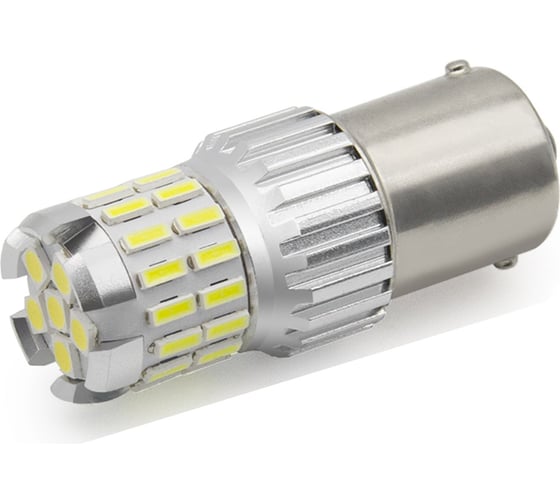 Светодиодная автолампа JR Autogift P21W 1156-30+6SMD 12-24V 3LS0031