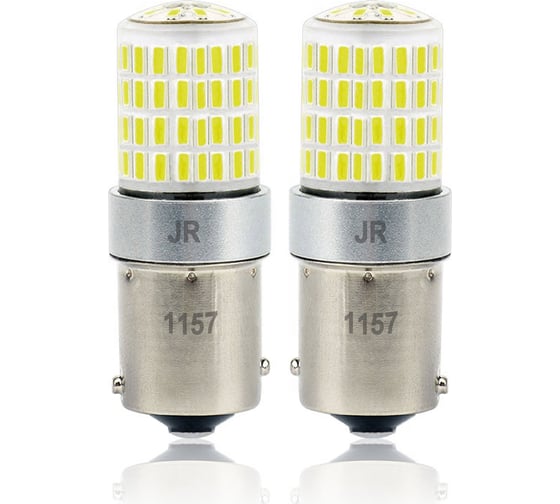 Светодиодная автолампа JR Autogift P21/5W, 1157-3014-72SMD-Crystal, 2 шт. 3LS0022