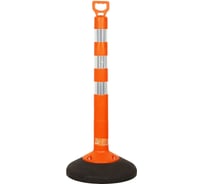 Столбик парковочный AIRLINE 750мм(СПУ) 3 световозвр.полосы, переносной с утяжелителем, пластик, оранжевый ADPP006