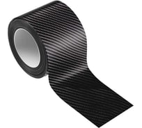 Карбоновая 4D лента Daytona Черный (50мм х 3м) декоративная самоклеящаяся защитная пленка для авто под карбон 4д для порогов, кузова и салона MP1626005030