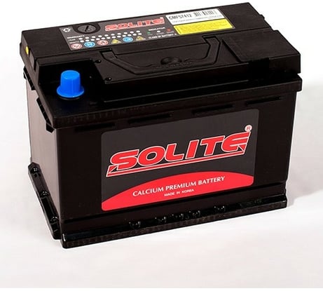 Аккумуляторная батарея SOLITE 6СТ62 277х174х190 мм, CMF57412, емкость 74 а/ч, ОП CMF57412