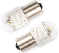 Светодиод KRAFT P21W (BA15S) 9-18v white (2 шт. Блистер) KT 700256