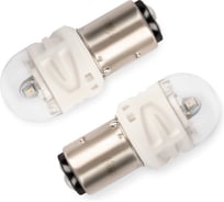 Светодиод KRAFT PR21/5W (BAY15d) 9-18v red (2 шт. Блистер) KT 700260