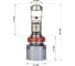 Автолампа KRAFT H11 9-18v 40w (PGJ19-2) Pro Mini Lens, 2 шт. в комплекте KT 700244 9