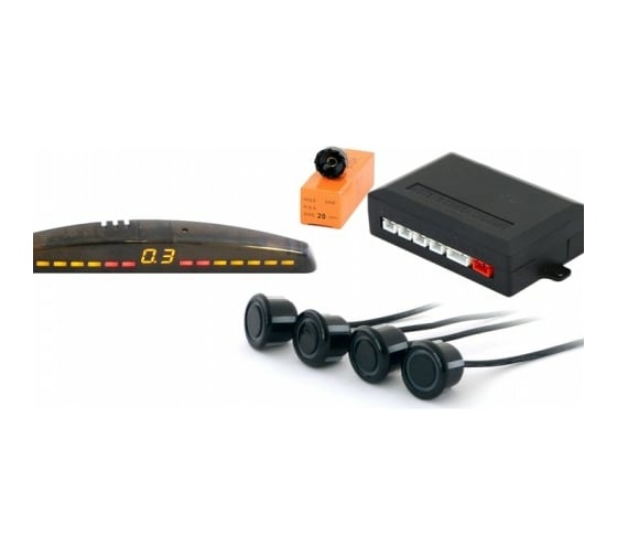 Парковочный радар SVS LED-013-4 4 датчика, чёрный 0380080000