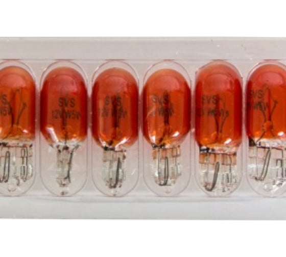 Лампа накаливания SVS 12V WY5W W2.1х9.5d AMBER 0200057000