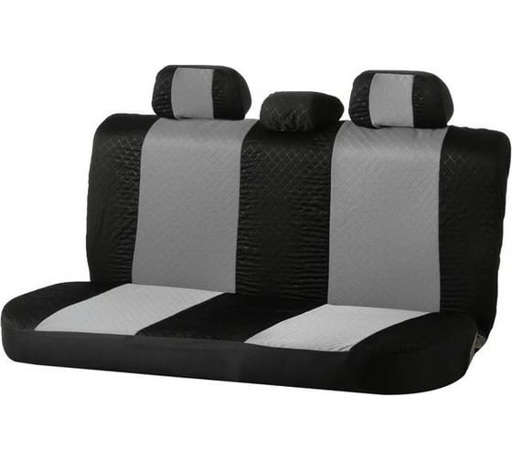 Универсальные авточехлы TORSO Premium, 9 предметов, чёрно-серый AV-8 2997985