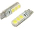 Светодиодная автолампа TORSO T10 W5W, 12 В, 3 Вт, 6 SMD-5050, белый 2 шт 2612682 1