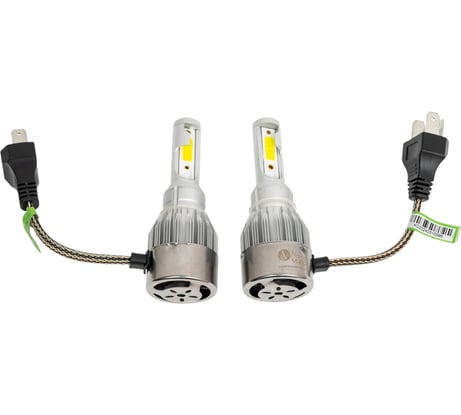 Светодиодная лампа головного света Nord-Yada H4 12-24V 30W 6200K 3200lm, 2 шт. 908490