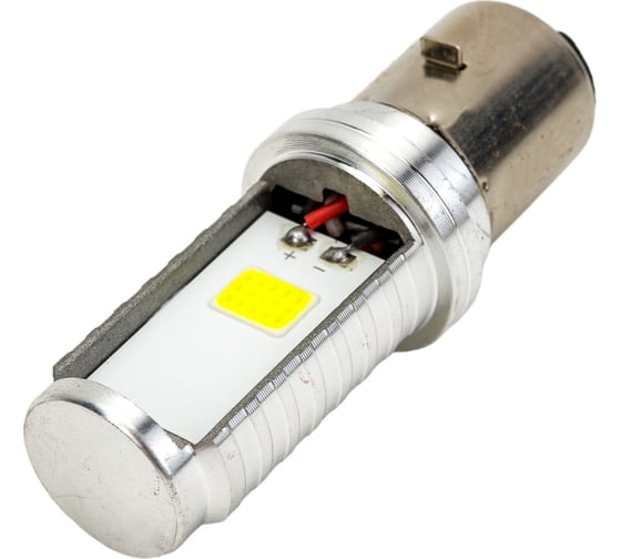 Светодиодная лампа Nord-Yada мотоциклетная 10-36V ВА20D 2*7.5W COB блистер 908460