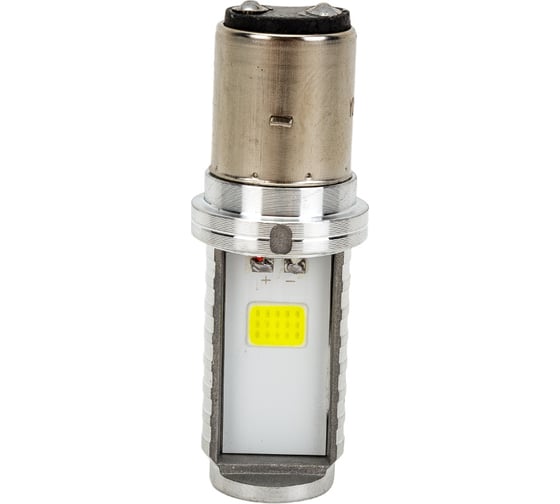 Светодиодная лампа Nord-Yada мотоциклетная 10-36V ВА20D 2*7.5W COB блистер 908460