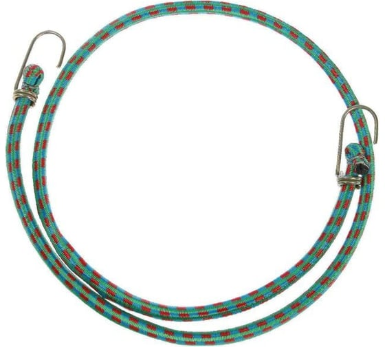 Резинка крепления TORSO 120 см, d 10 мм, металлические крючки, микс 4452581