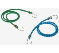 Резинка крепления TORSO 100 см, d 8 мм, металлические крючки, микс, набор 2 шт. 1827329