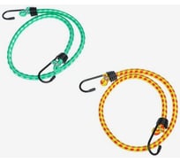 Резинка крепления TORSO 60 см, d 8 мм, металлические крючки, микс, набор 2 шт. 1827327