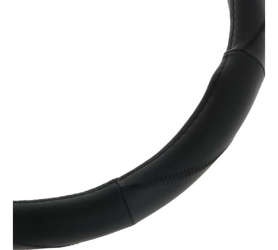 Оплётка TORSO натуральная кожа, размер 38 см, черный 3942783