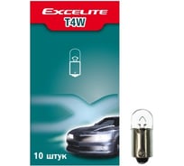Лампа накаливания Excelite T4W ST 12V 4W BA9s упаковка 10 шт 52300