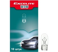 Лампа накаливания Excelite W3W ST 12V 3W W2,1x9,5d упаковка 10 шт 52800