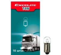 Лампа накаливания Excelite T4W ST 24V 4W BA9s упаковка 10 шт 52600