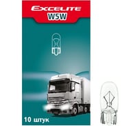Лампа накаливания Excelite W5W ST 24V 5W W2,1x9,5d упаковка 10 шт 53300