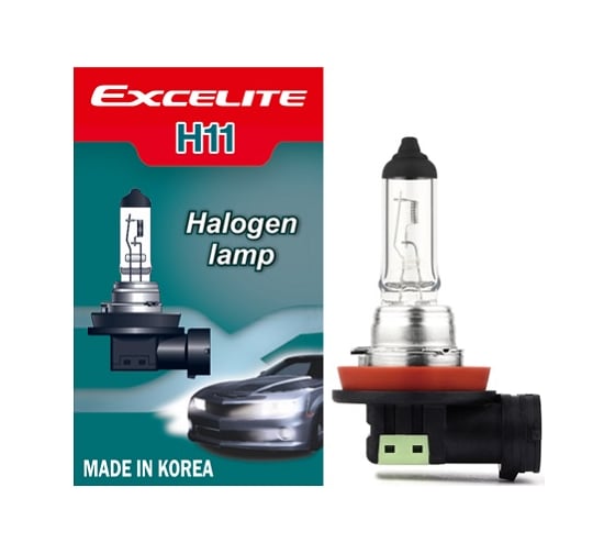 Лампа галогенная Excelite H11 ST 12V 55W PGJ19-2 (спайка 2 шт) 11400 1