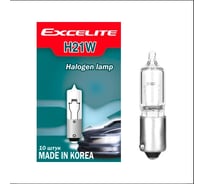Лампа галогенная Excelite H21W ST 12V 21W BAY9s упаковка 10 шт 15800