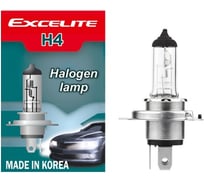 Лампа галогенная Excelite H4 ST 12V 60/55W P43t (спайка 2 шт) 10500