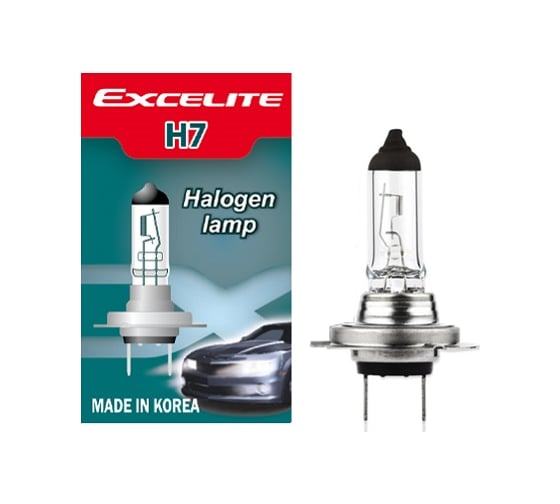 Лампа галогенная Excelite H7 ST 12V 55W PX26d (спайка 2 шт) 10700 1