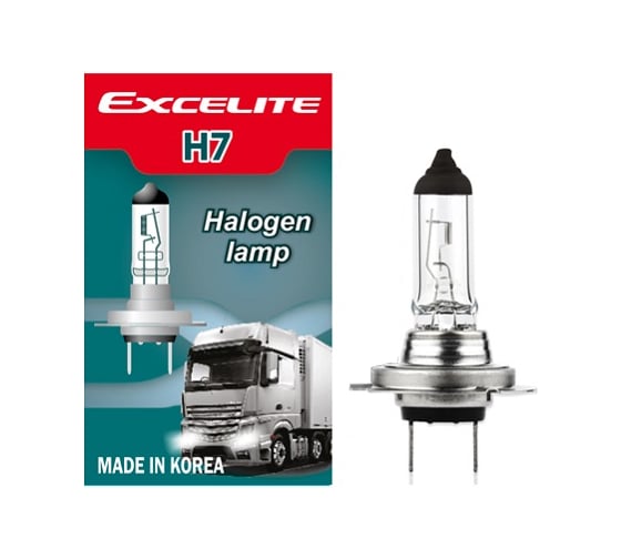 Лампа галогенная Excelite H7 ST 24V 70W PX26d (спайка 2 шт) 10800 1